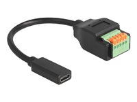 DeLOCK USB-adapterkabel 1.5m Sort Grøn