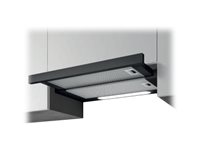 Elica Elite 14 LUX BL/A/50 - Hætte - teleskopisk - bredde: 49.8 cm - dybde: 28 cm - udtrækning og recirkulation (-) - sort