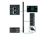 Tripp Lite 2.9kW Single-Phase Switched PDU with LX Platform Interface, 120V Outlets (24 5-15/20R), 10 ft. Cord w/L5-30P, 0U, TAA