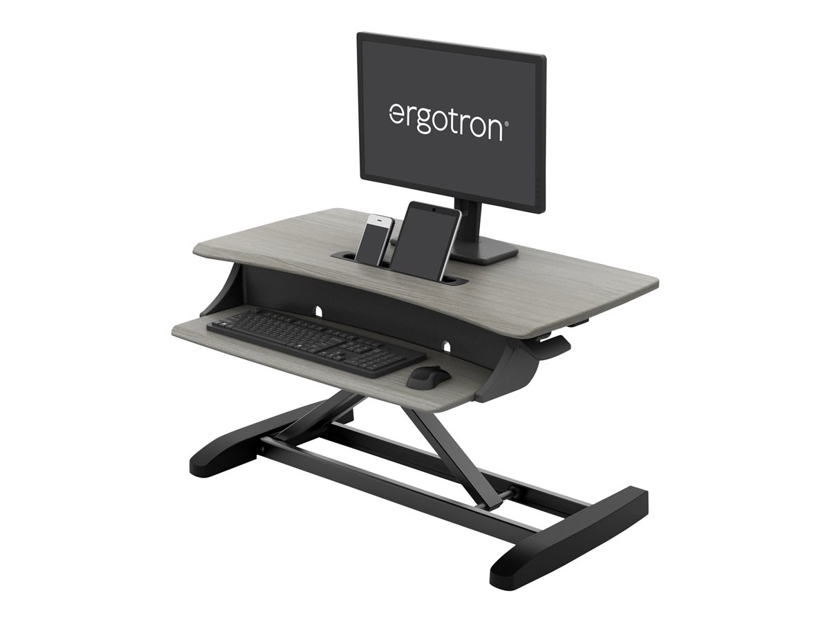 Ergotron WorkFit-Z Mini - nástavec na stůl - hranatý - dove gray – foto 4