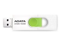 ADATA UV320 512GB USB 3.2 Gen 1 Grøn Hvid