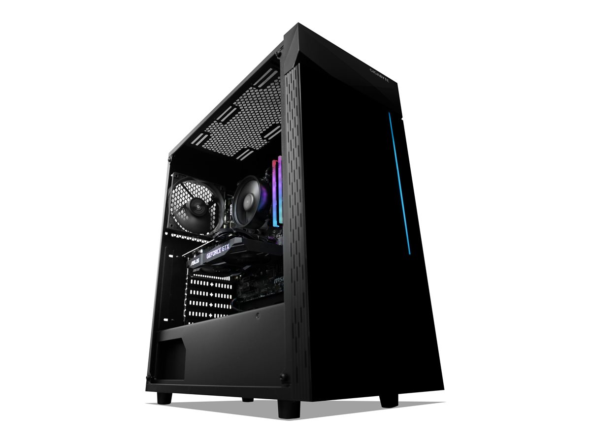 GGPC tower Ryzen 3 4100 3.8 GHz 16 GB SSD 500 Product shot Left-angle 79750