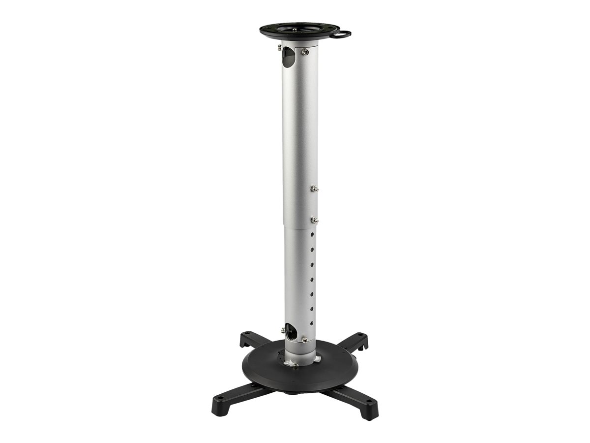 StarTech.com Universal Ceiling Projector Mount, Heavy Duty Height Adjustable/Extendable Pole Mount 5"-22.7" from Ceiling, 33lb (15kg), Tilt/Rotate, Hanging Projector Mount w/ Bracket - Telescopic Pole (PROJCEILMNT2) držák - pro projektor - kompatibilní s TAA