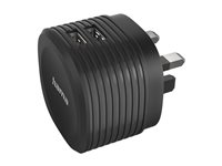 Hama Dual power adapter - USB - 12 Watt
