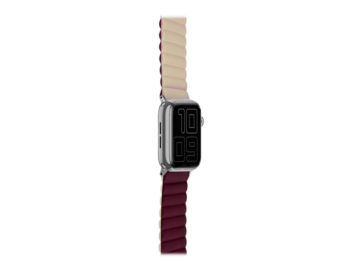 LOGiiX Vibrance Link Strap for Apple Watch - 38/40/41mm - Burgundy/Stone