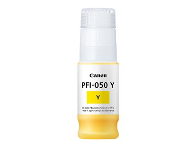 CANON PFI-050 Yellow Ink Cartridge - 5701C001