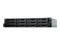 Synology RackStation RS3621xs+ - NAS server - 12 bays - rack-mountable - SATA 6Gb/s - RAID 0, 1, 5, 6, 10, JBOD, 5 hot spare, 6 hot spare, 10 hot spare, 1 hot spare, RAID F1, F1 hot spare - RAM 8 GB - Gigabit Ethernet / 10 Gigabit Ethernet - iSCSI support - 2U
