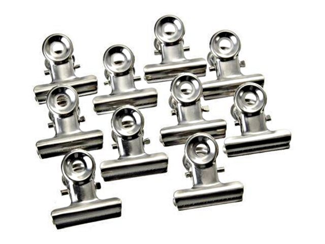Whitecroft Essentials Spring Clips 22 Mm Silver Pack Of 10