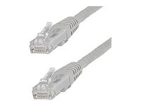 StarTech.com 20ft CAT6 Ethernet Cable, 10 Gigabit Molded RJ45 650MHz 100W PoE Patch Cord, CAT 6 10GbE UTP Network Cable with Strain Relief, Gray, Fluke Tested/Wiring is UL Certified/TIA - Category 6 - 24AWG (C6PATCH20GR)