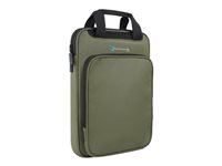 TechProducts360 Vertical Vault Notebook carrying case 13INCH army green