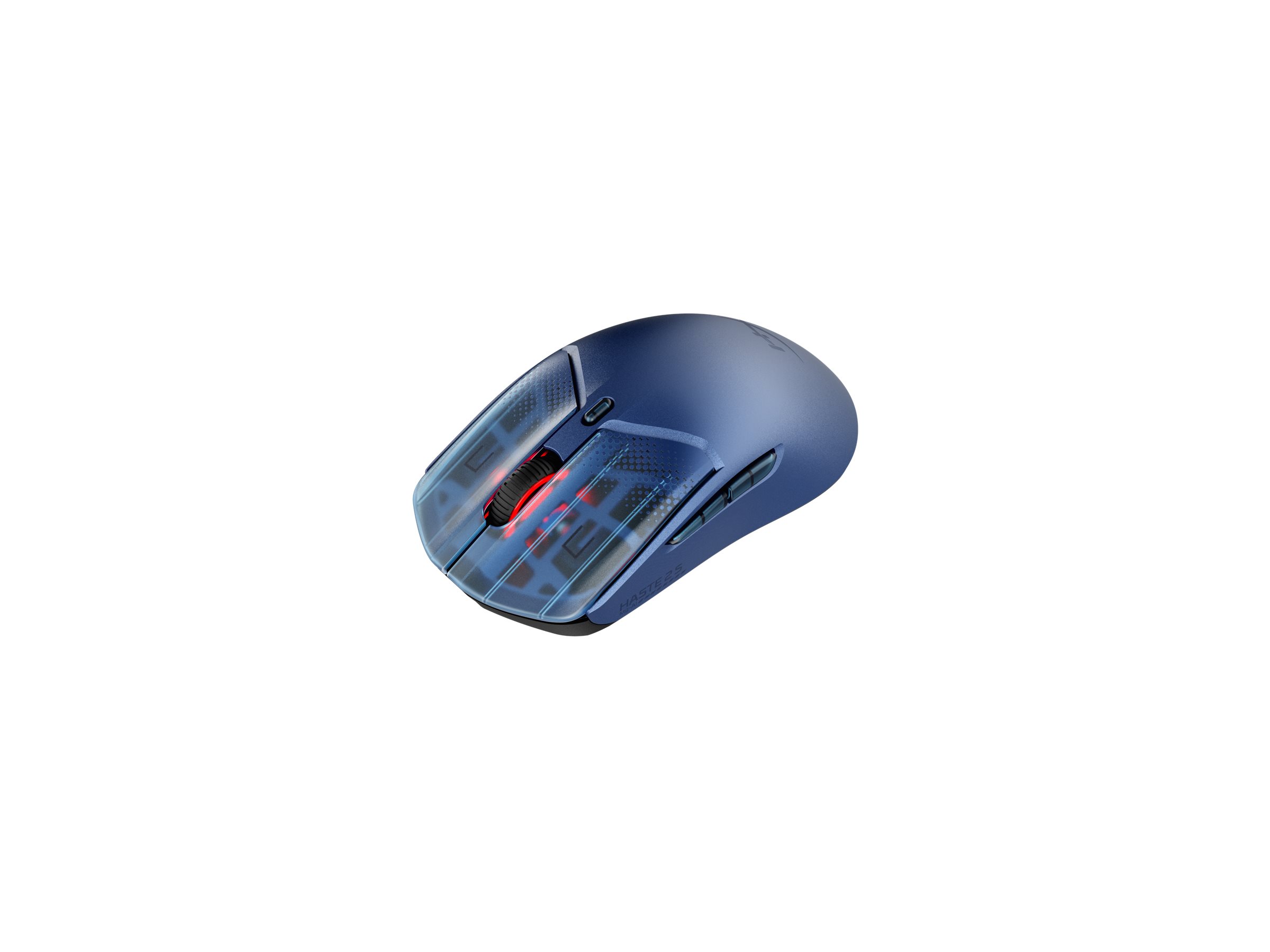 HyperX Pulsefire Haste 2 S mouse 2.4 GHz Bluetooth 5.1 Product shot Bottom 75700