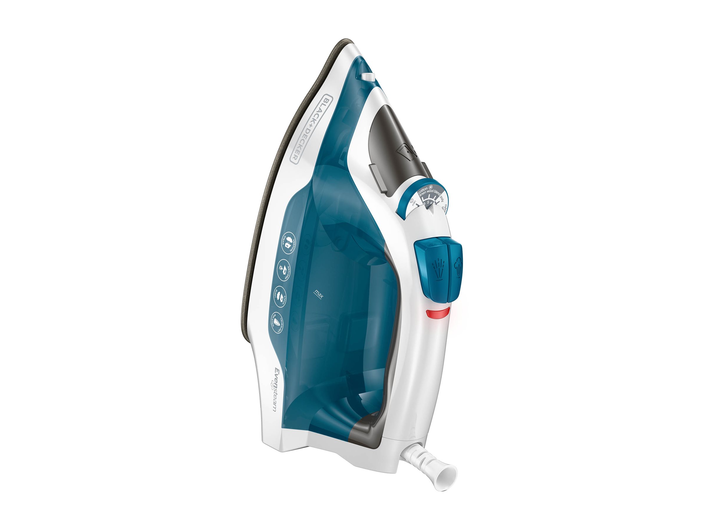 BLACK+DECKER Easy Steam Iron Blue/White IR06VC