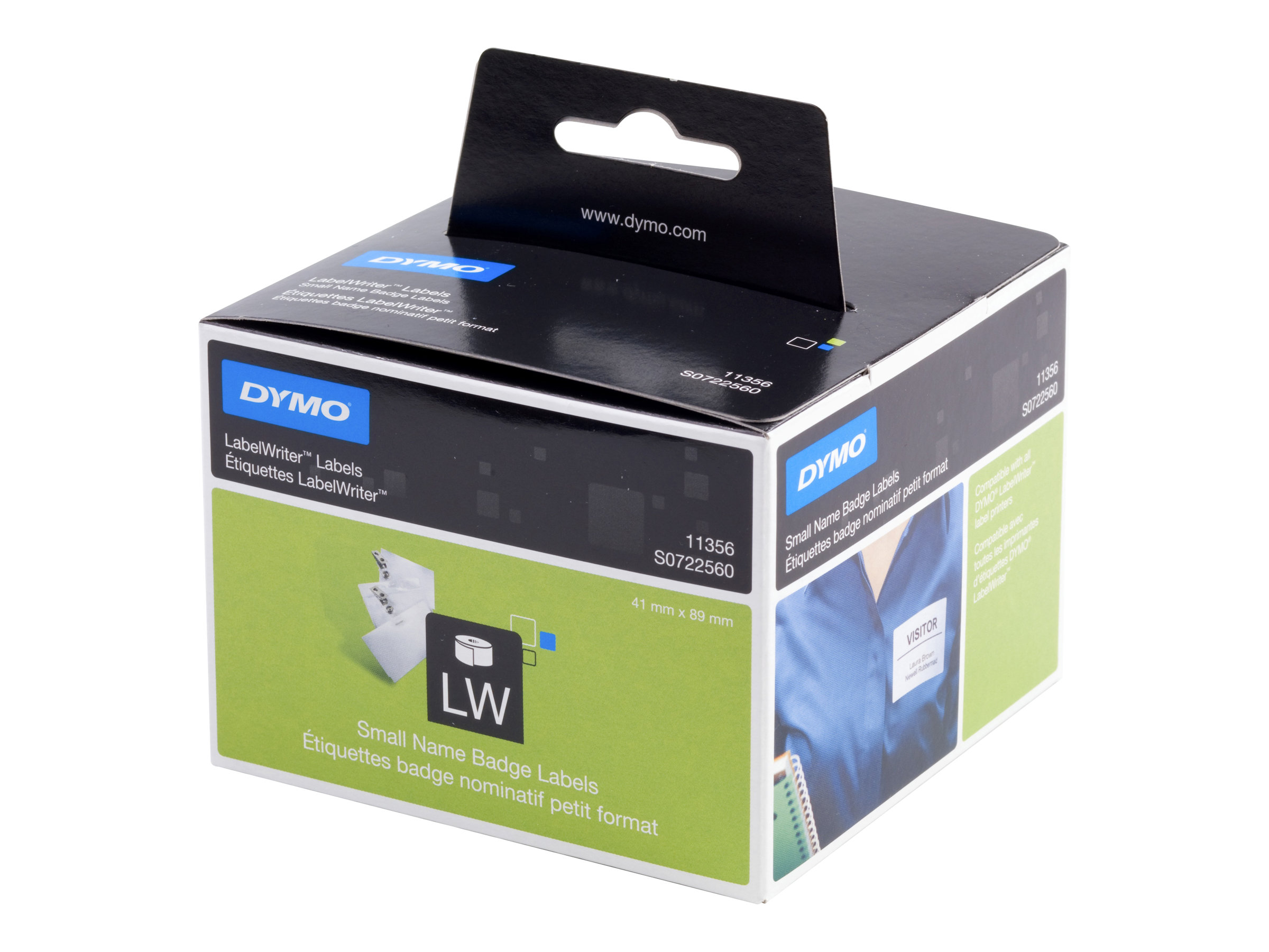 Dymo Labelwriter Name Badge Labels 300 Labels 89 X 41 Mm
