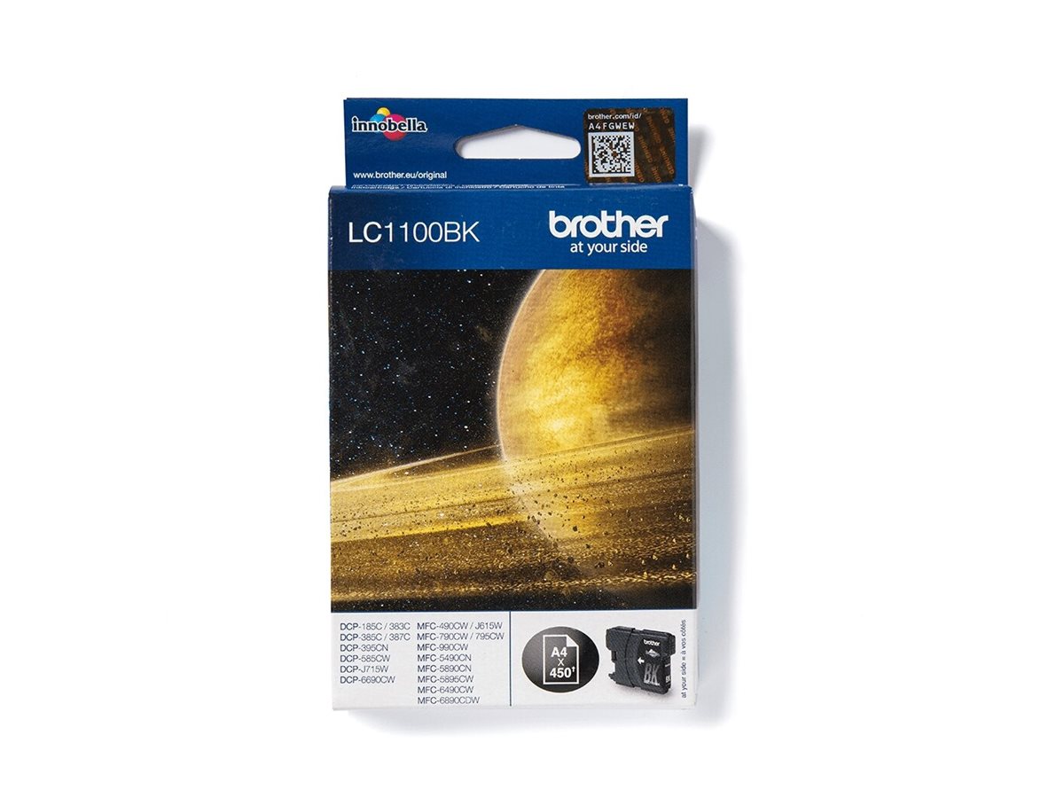 Brother Lc1100bk Black Original Ink Cartridge