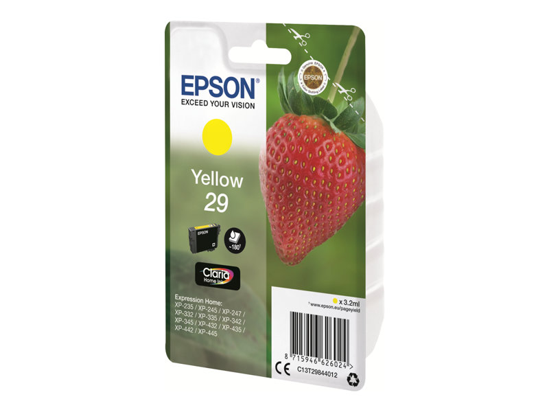 EPSON 4LB Singlepack Yellow 29 Claria