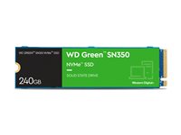 WD Green SN350 NVMe SSD WDS240G2G0C-00AJM0 - SSD - 240 GB - PCIe 3.0 x4 (NVMe)