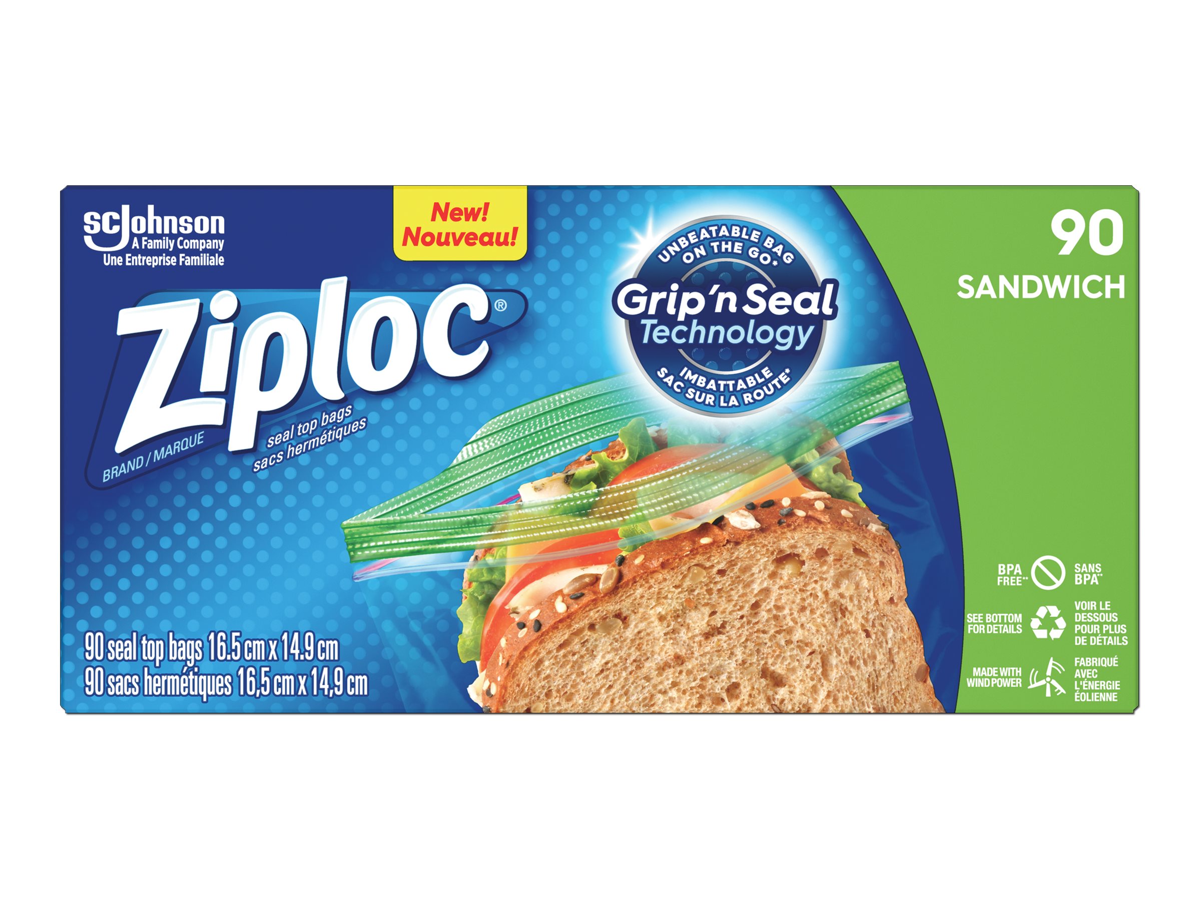 Ziploc Sandwich Bags - 90s