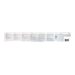 Logitech G G715 Wireless Gaming Keyboard, Linear Switches (GX Red) and Keyboard Palm Rest, White Mist - Image 11: Bottom