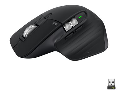 Logitech MX Master 2S - mouse - Bluetooth, 2.4 GHz - graphite - 910-005965  - Mice 