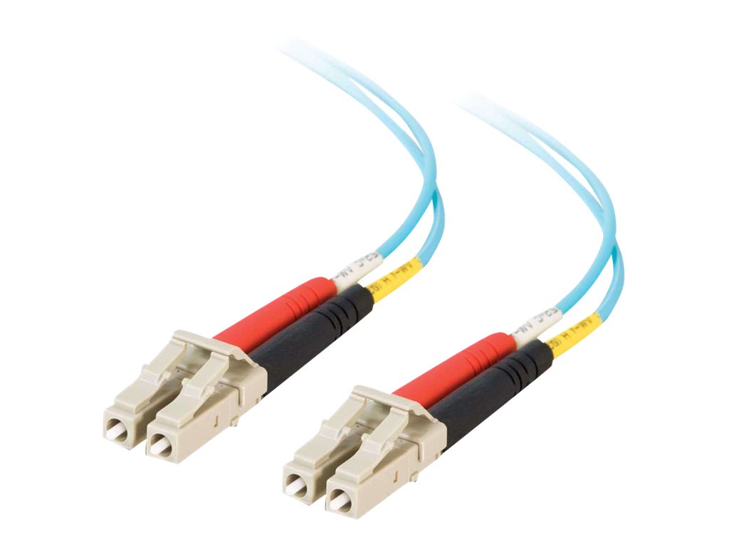 C2G LC-LC 10Gb 50/125 OM3 Duplex Multimode PVC Fiber Optic Cable (LSZH) - síťový kabel - 3 m - 3 m - vodě - barva