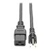 Eaton Tripp Lite Series Computer Power Cord, C19 to NEMA 5-15P