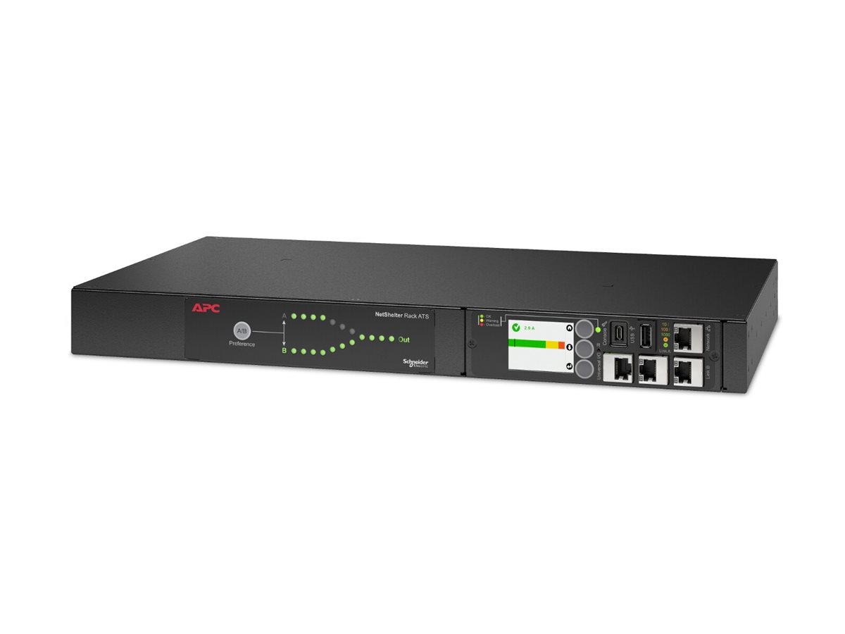APC Netshelter Rack Automatic Transfer Switch AP4433A