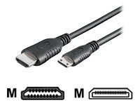 TECHly HDMI han -> Mini HDMI han 1.5 m Sort