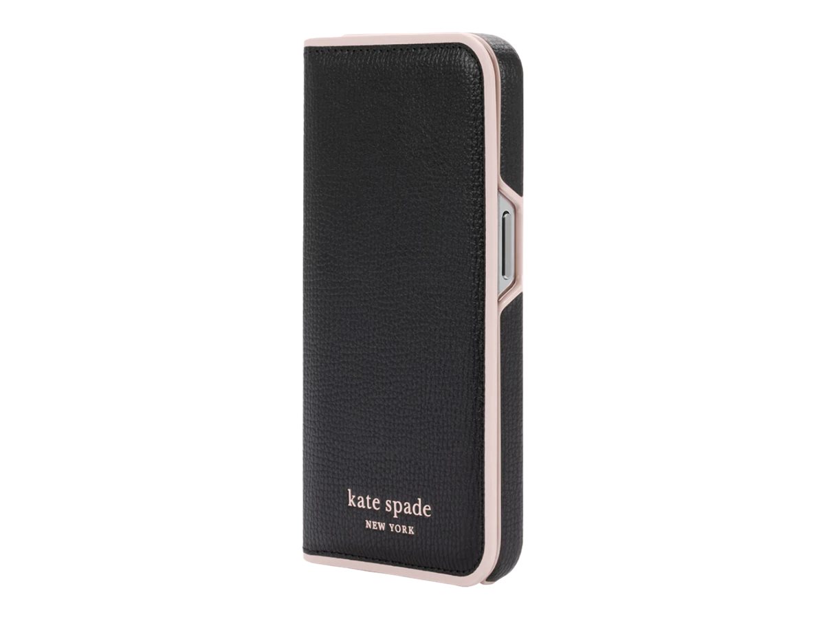 Kate Spade New York Folio Case for iPhone 14 Pro - Black