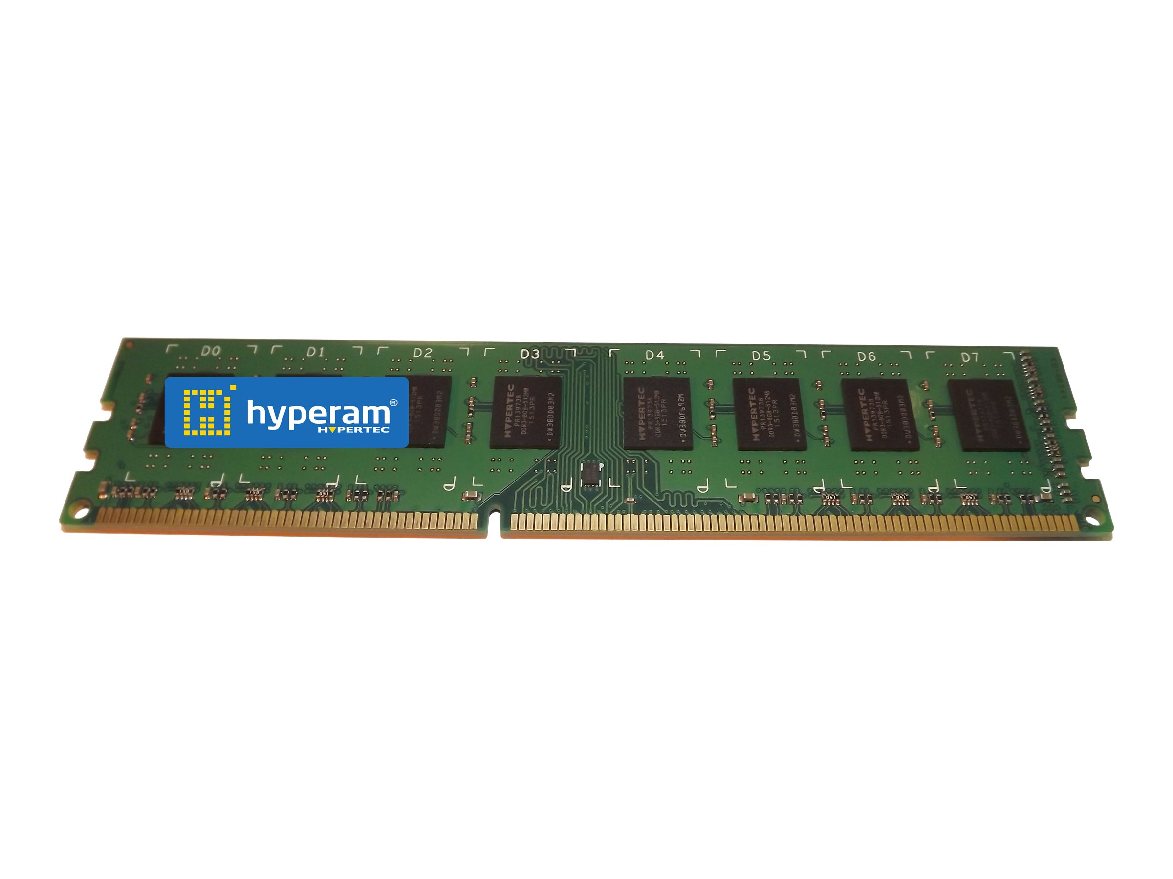 An image of Hyperam - DDR3L - module - 8 GB - DIMM 240-pin - 1600 MHz / PC3L-12800 - unbuffered
