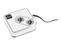 Alphacool Core 1 Aurora CPU-vandblokering til flydende kølesystem 1-pack Hvid