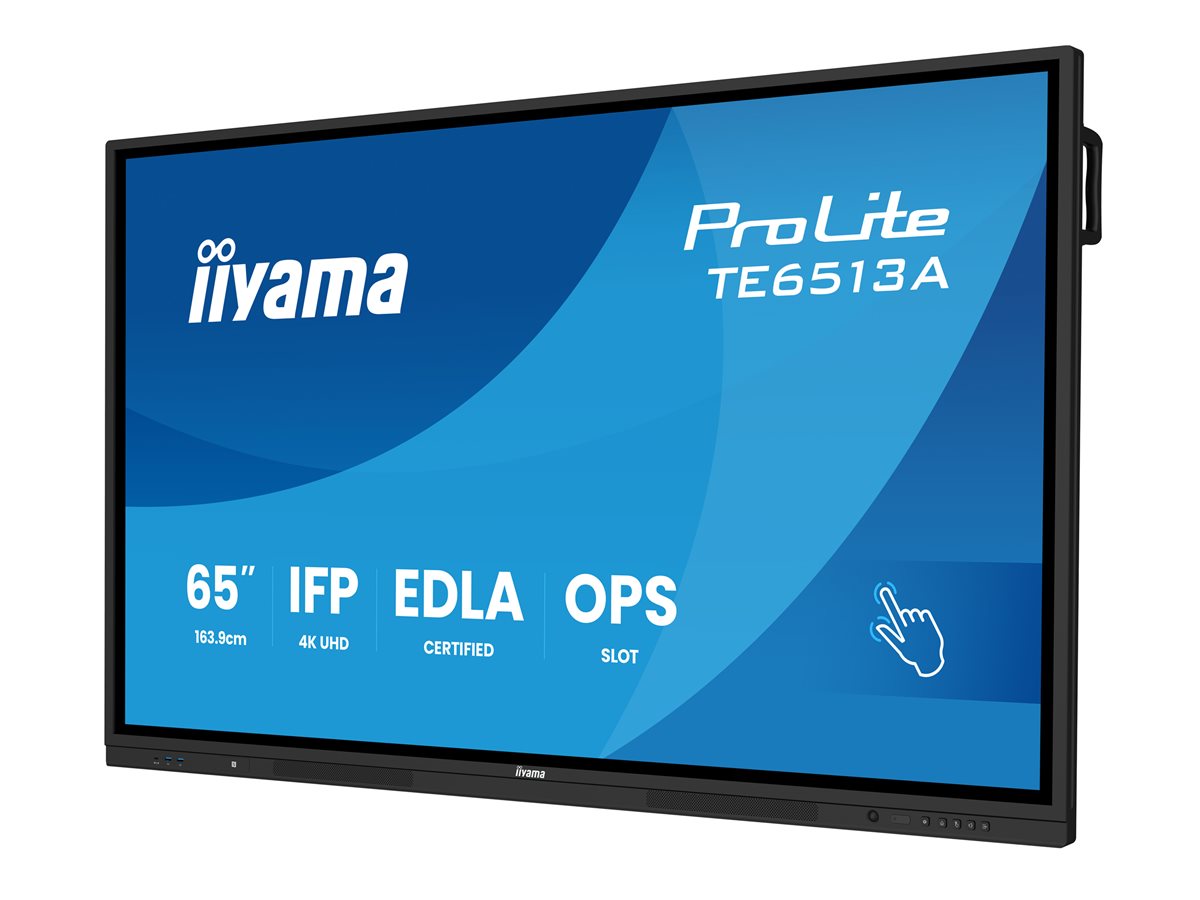 iiyama ProLite TE6513A-B3AG 65" Třída (64.5" zobrazitelný) displej LCD s LED podsvícením - 4K - pro digital signage / interaktivní komunikace – foto 2