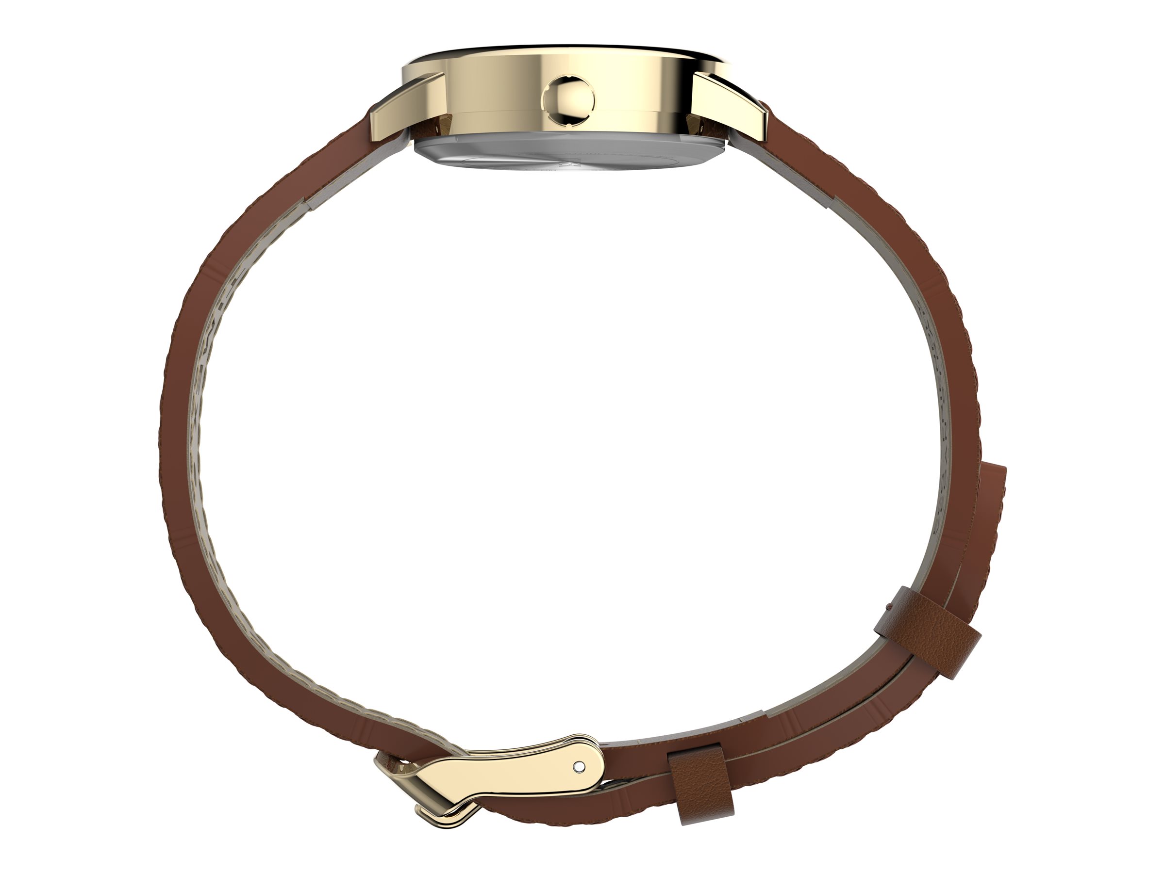 Timex Easy Reader Wristwatch - Brown/Gold - TW2V754009J