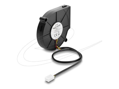 DELOCK Radiallüfter/Lüftergebläse 12V DC 75x75x15mm 3 Pin