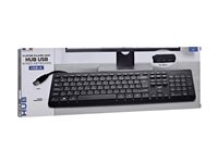 TNB HUB Wired Keyboard Built-In 3X Usb-A