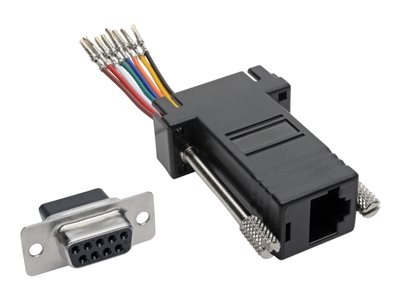 Eaton Tripp Lite Series DB9 to RJ45 Modular Serial Adapter (F/F), RS-232, RS-422, RS-485