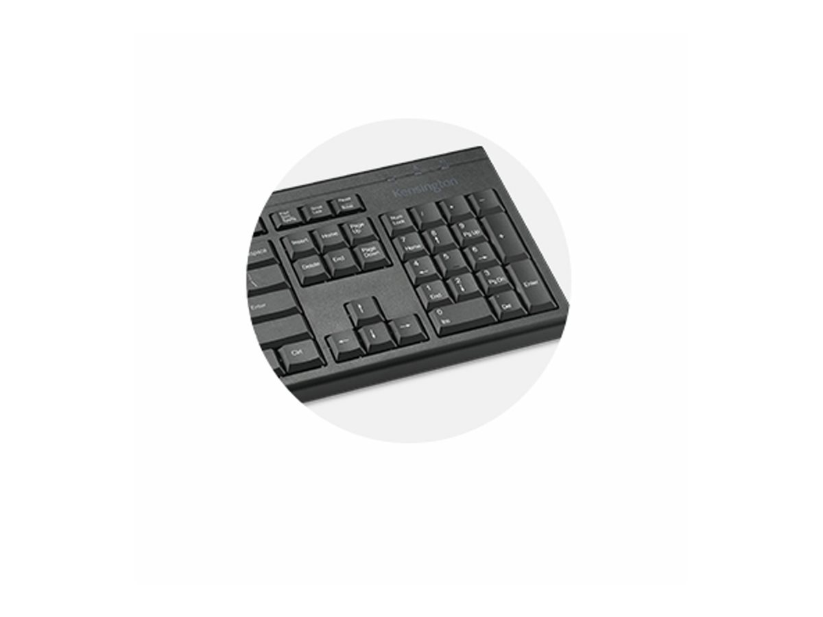 Kensington KB150 EQ - klávesnice full size - QWERTY - britská Vstupní zařízení – foto 4