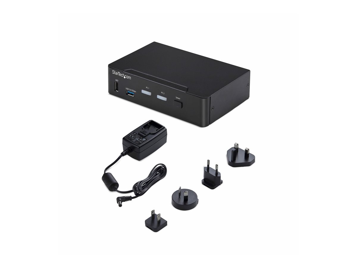 StarTech.com - přepínač KVM / audio / USB - 2 porty - kompatibilní s TAA – foto 6