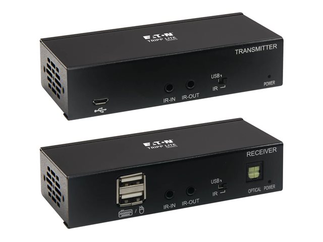 Eaton Tripp Lite Series USB C to HDMI over Cat6 Extender Kit with KVM Support, 4K 60Hz, 4:4:4, Transmitter/Receiver, USB, PoC, HDCP 2.2, up to 230 ft., TAA;