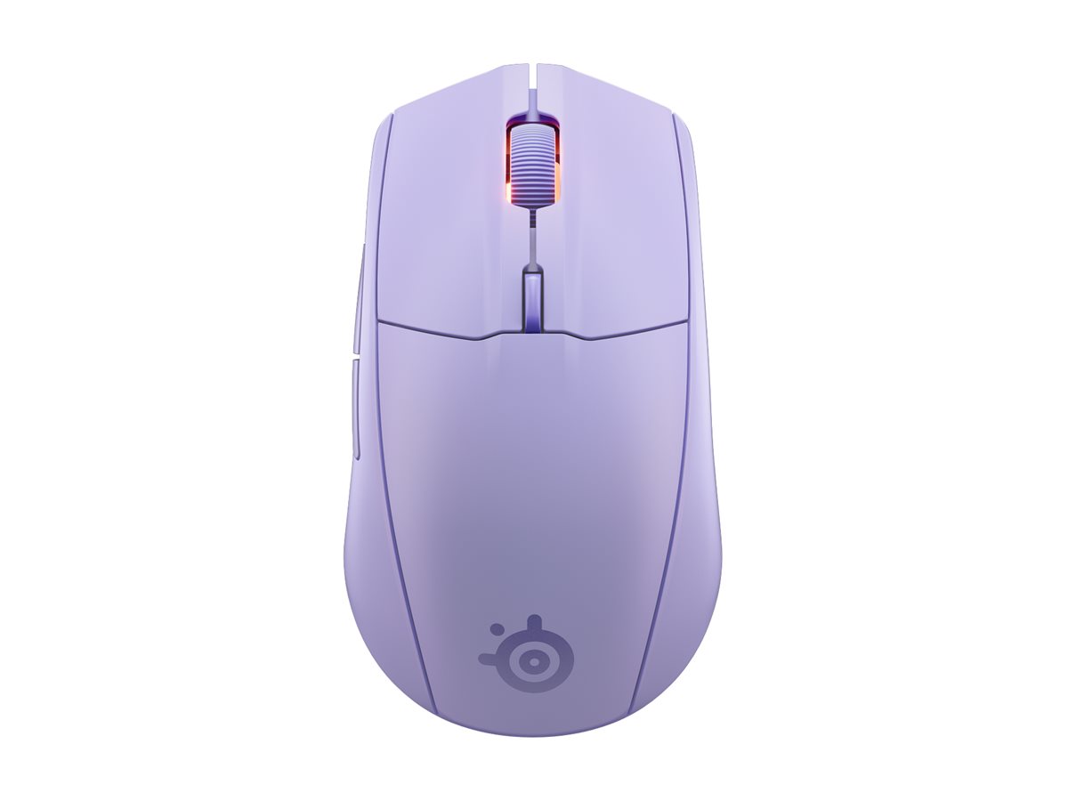 SteelSeries Rival 3 Gen 2 mouse 2.4 GHz Bluetooth 5.0 Product shot Front 79800