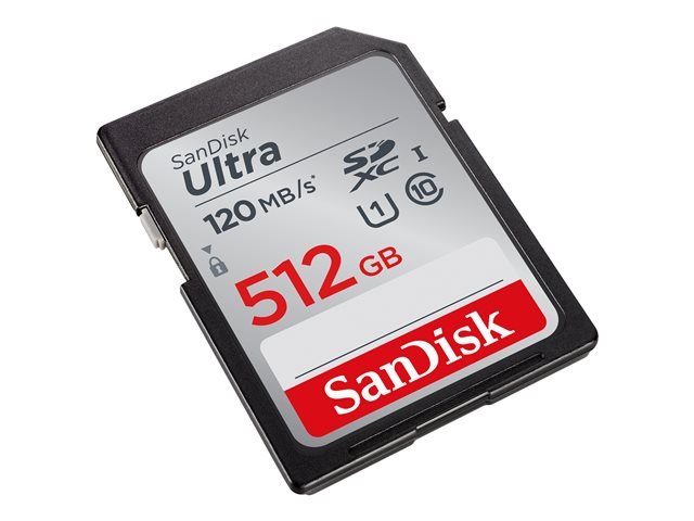 SANDISK Ultra 512GB SDXC Memory Card SDSDUNC-512G-GN6IN