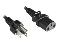 MicroConnect Power NEMA 5-15P (male) - Strøm IEC 60320 C13 Sort 1.8m Strømkabel