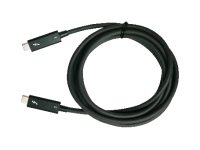 QNAP Thunderbolt 3 USB Type-C kabel 1.5m Sort