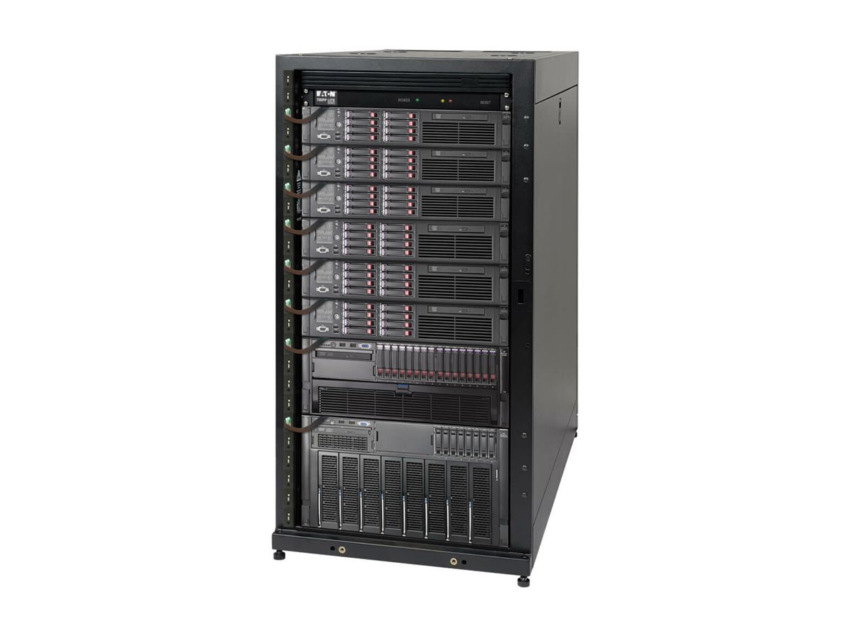 Eaton Tripp Lite Series 25U Rack Enclosure Server Cabinet w Doors & Sides -Special Price