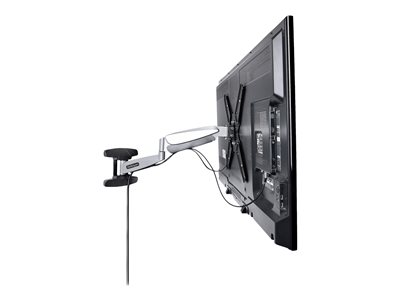 Desk Mount Dual Monitor Arm - Ergonomic Dual Monitor VESA Mount 32  (17.6lb/8kg) Displays - Crossbar Handle for Synchronized Full Motion -  Height