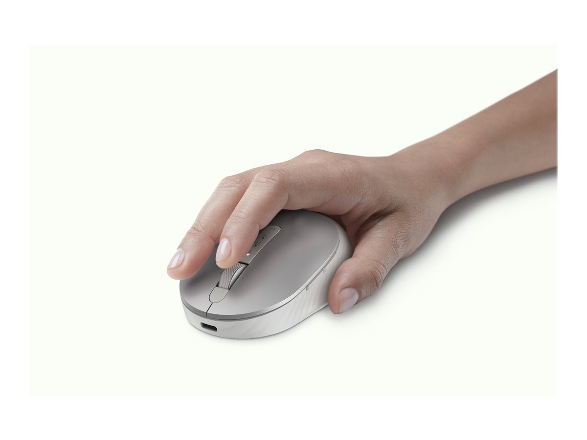 Dell Premier MS7421W - myš - 2.4 GHz, Bluetooth 5.0 - platinová stříbrná – foto 6