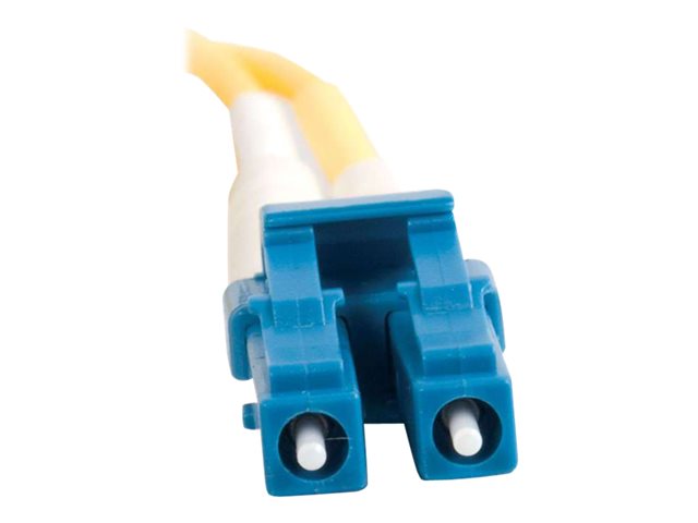 C2G LC-LC 9/125 OS1 Duplex Singlemode PVC Fiber Optic Cable (LSZH) - patch kabel - 3 m - 3 m - žlutá – foto 4