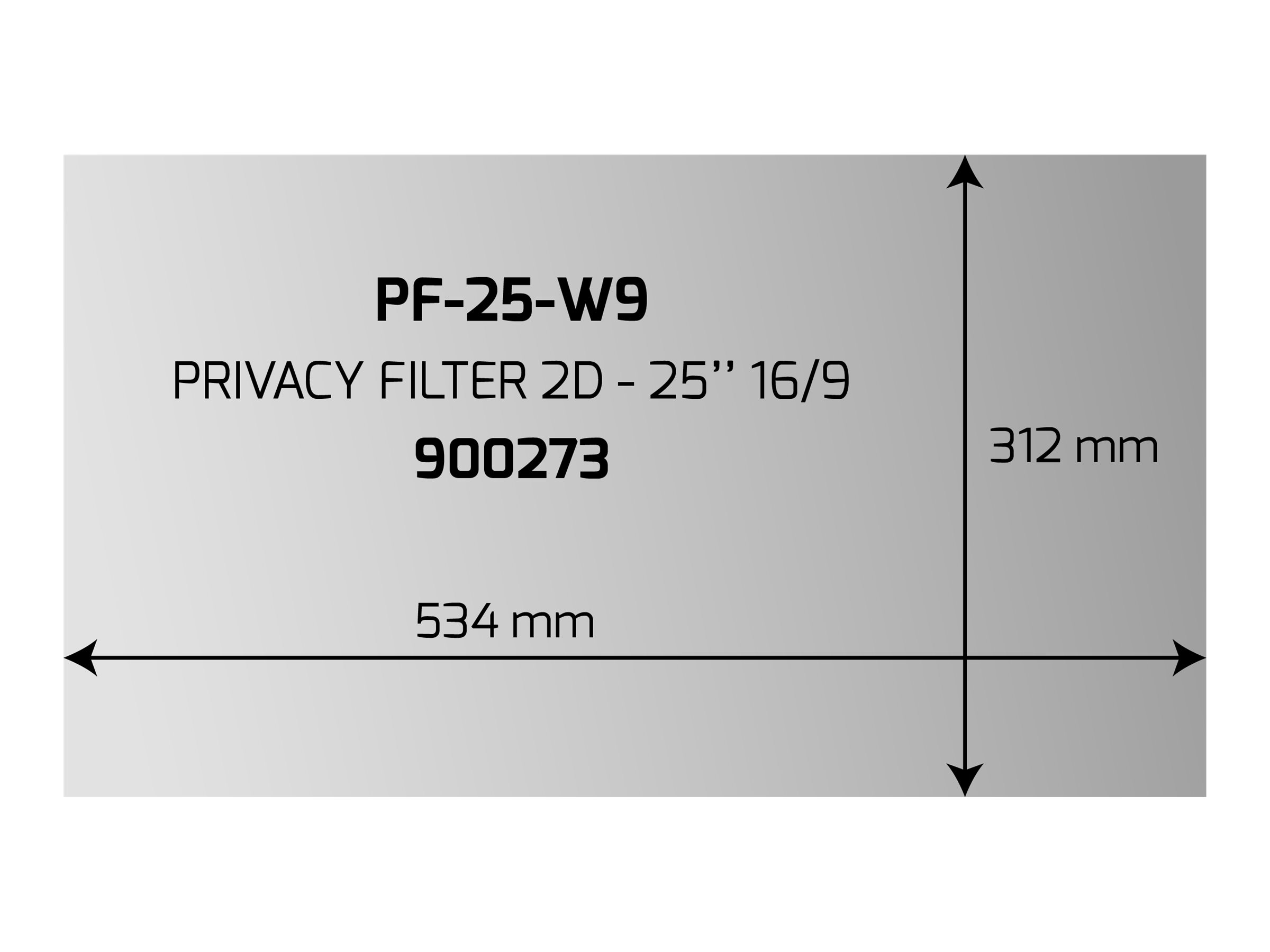PORT DESIGNS PRIVACY FILTER 2D 25p