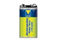 Varta Power Accu 9V Batterier til generelt brug (genopladelige) 170mAh