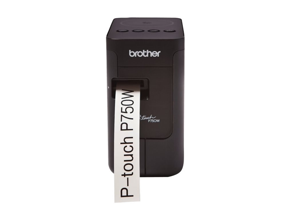 An image of Brother P-Touch PT-P750W - label printer - B/W - thermal transfer