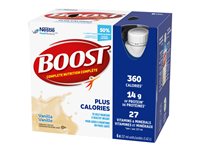 BOOST Plus Calories Protein Drink - Vanilla - 6 x 237ml
